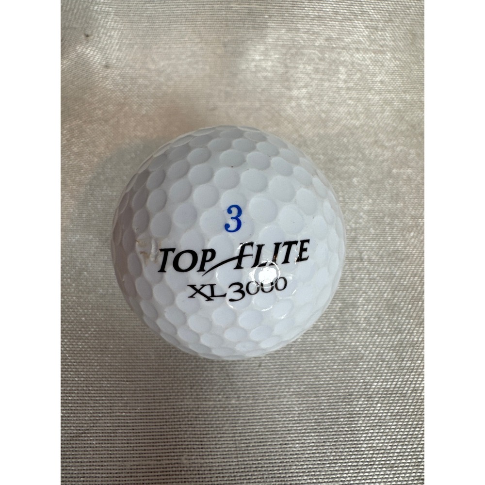 Top Flite XL3000 Super Straight Golf Ball‎ White Number 3